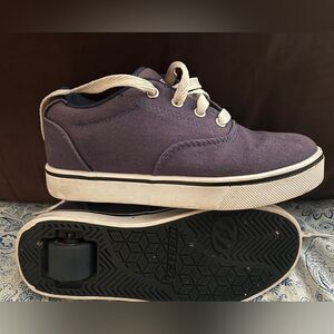 Heely's Pro Youth Boys Skate Shoes Size 3 Navy Blue Wheeled